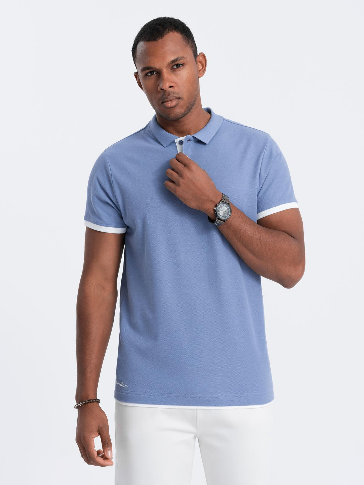 Meeste puuvillane polosärk Ombre Clothing - Image 21