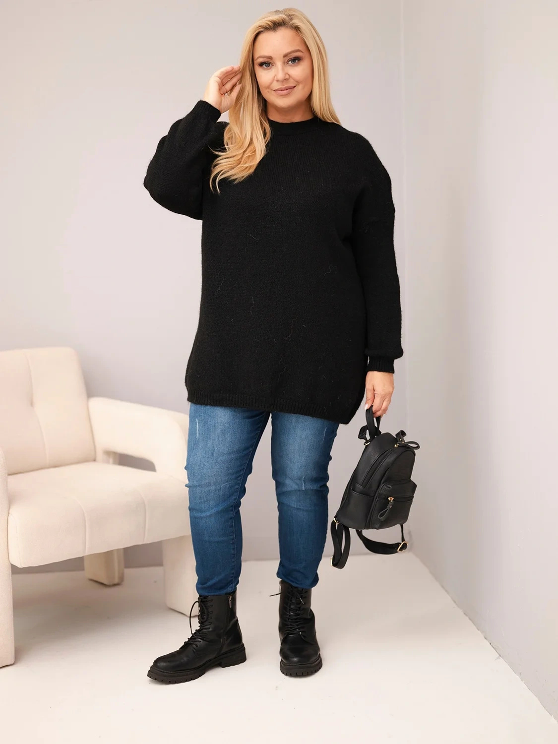 Avara lõikega naiste kampsun Kesi Plus Size - Image 19