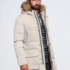 Ombre Clothing pikendatud tegumoega meeste talveparka kapuutsiga - Thumbnail Image 1