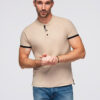 Meeste püstkrae ja nööpidega polosärk Ombre Clothing - Thumbnail Image 167
