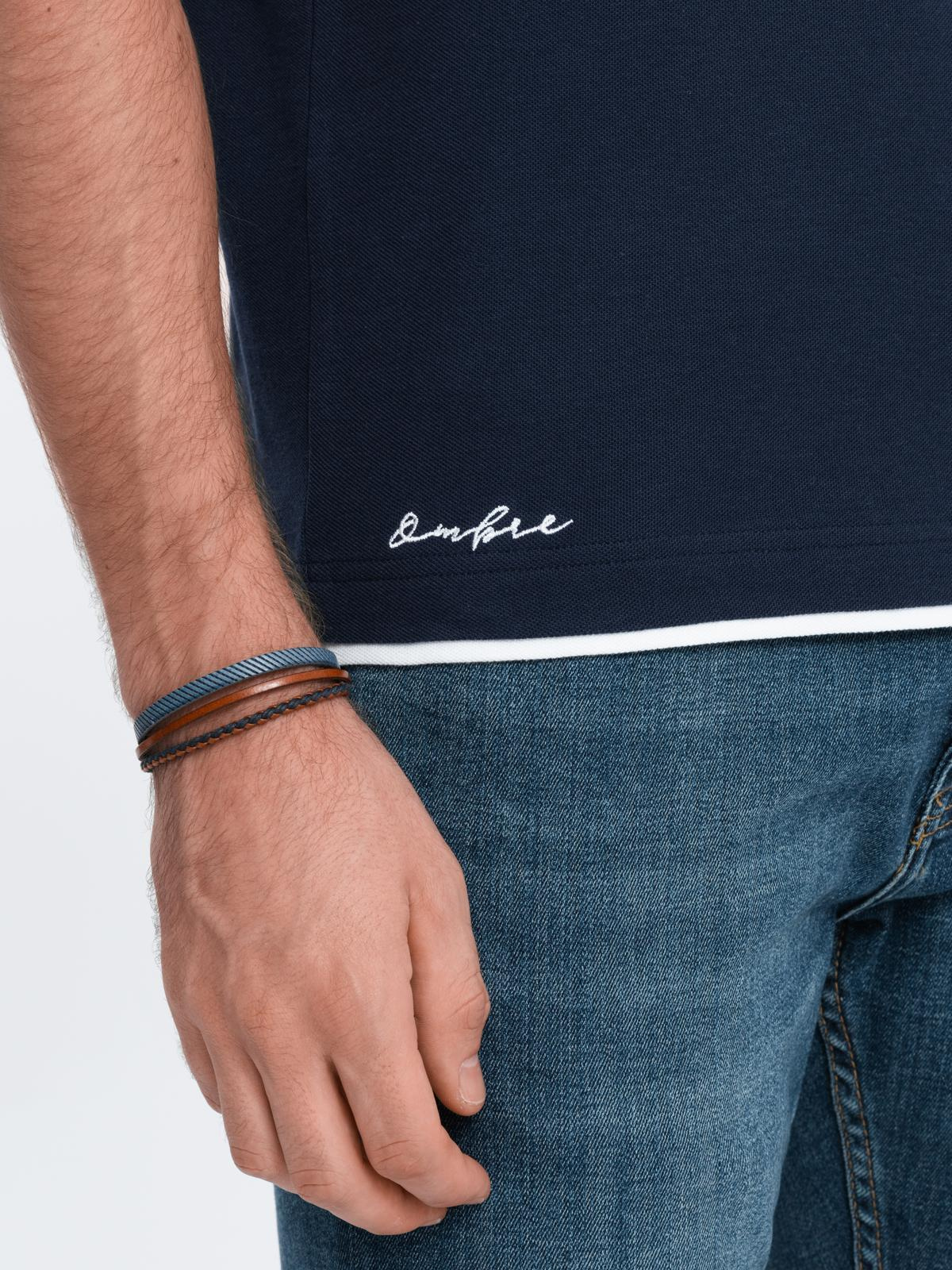 Meeste puuvillane polosärk Ombre Clothing - Image 65