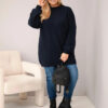 Avara lõikega naiste kampsun Kesi Plus Size - Thumbnail Image 31