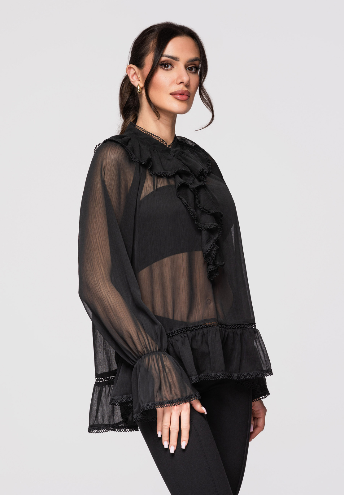 Larica volangidega peplum-pluus - Image 5