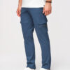 Meeste sirge lõikega cargo-püksid Ombre Clothing - Thumbnail Image 24