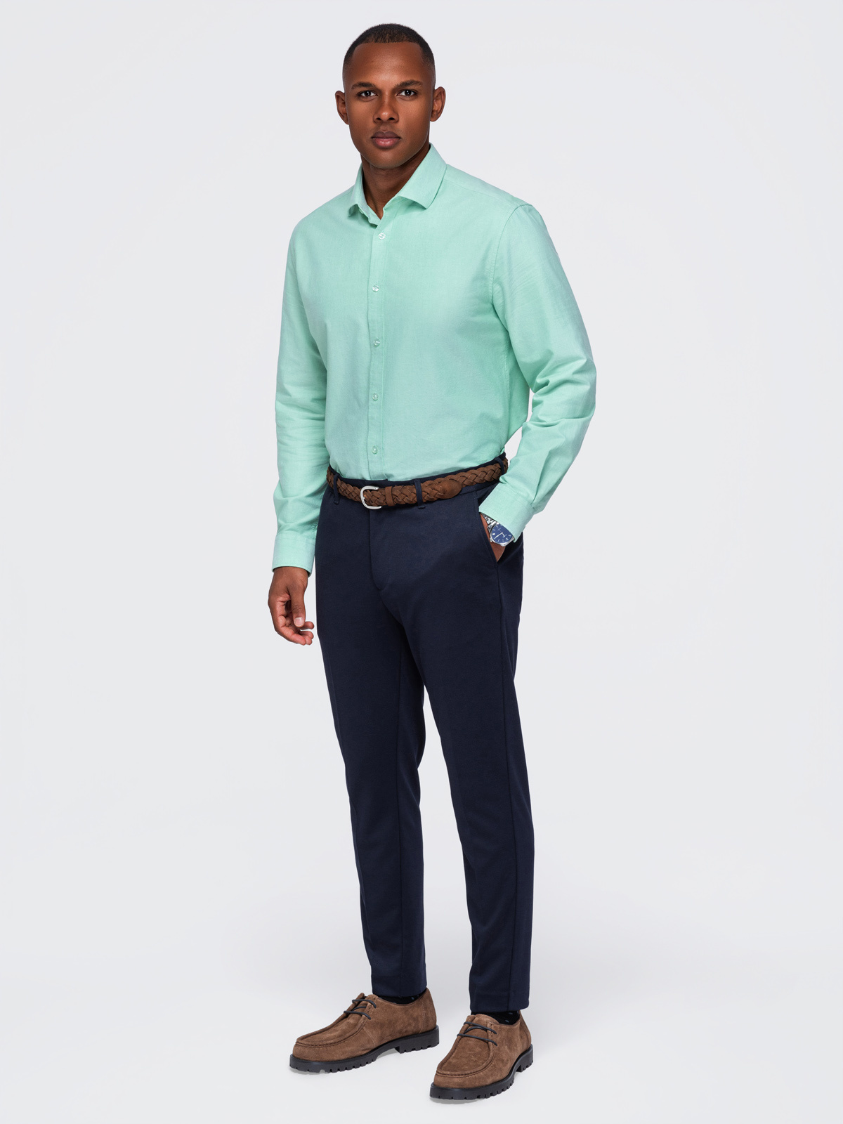 Ombre Clothing meeste pikkade käistega triiksärk - Image 23