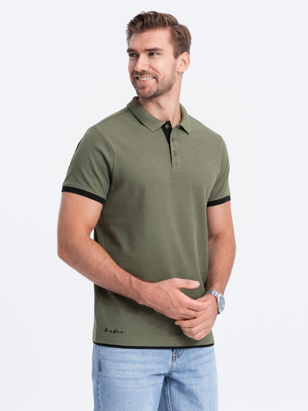Meeste puuvillane polosärk Ombre Clothing - Image 34
