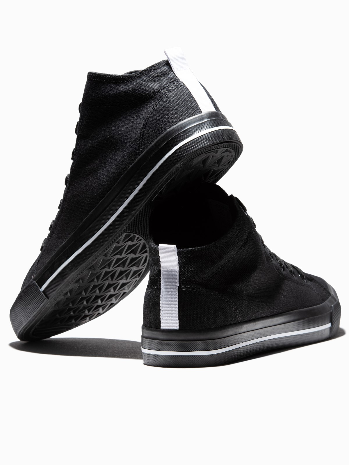 kõrged tennised t389 - must - Image 5