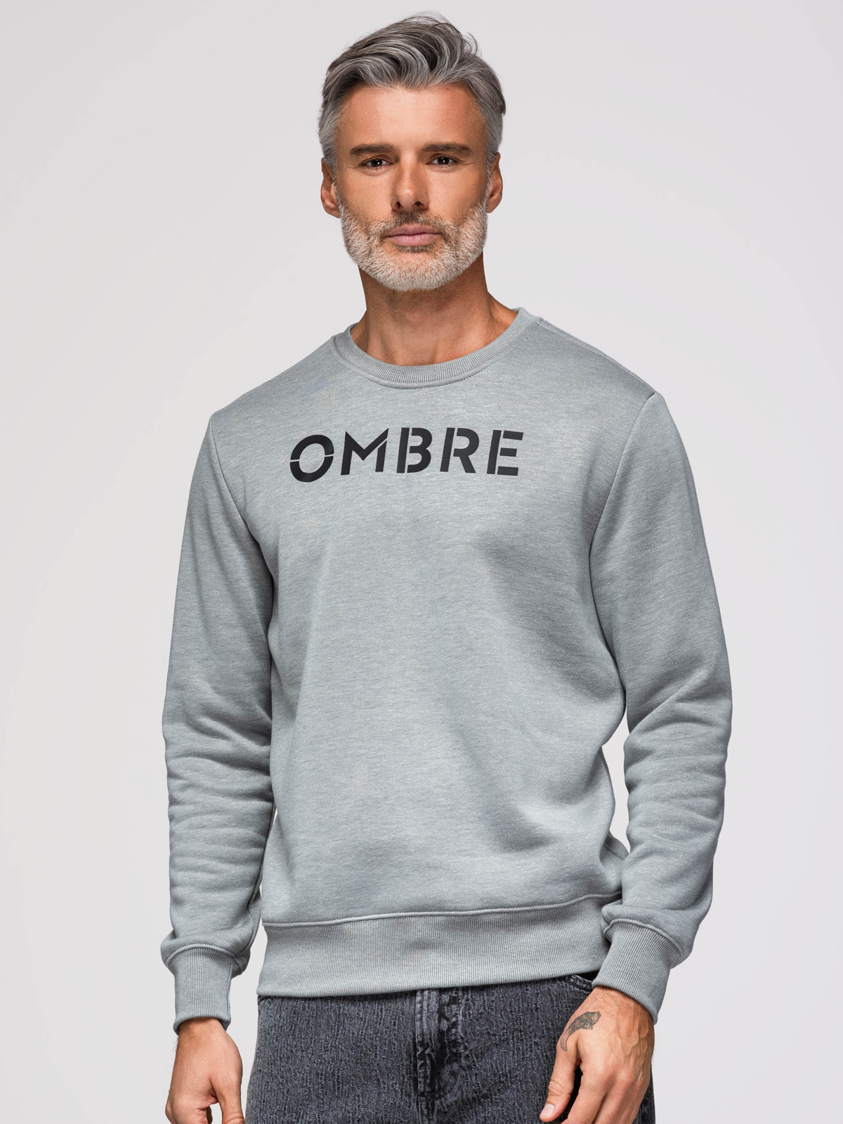 Meeste pusa Ombre Clothing rinnatrüki ja ümara kaelusega - Image 5