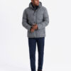 Meeste tepitud kapuutsiga jope Ombre Clothing - Thumbnail Image 34