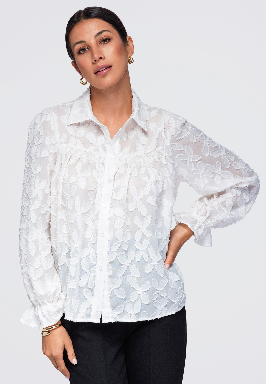 Avara lõikega naiste särk Ombre Clothing - Image 12