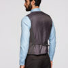 Kalasabamustriga meeste vest - Thumbnail Image 5