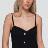Naiste kootud topp dekoratiivsete nööpidega Ombre Clothing - Thumbnail Image 11