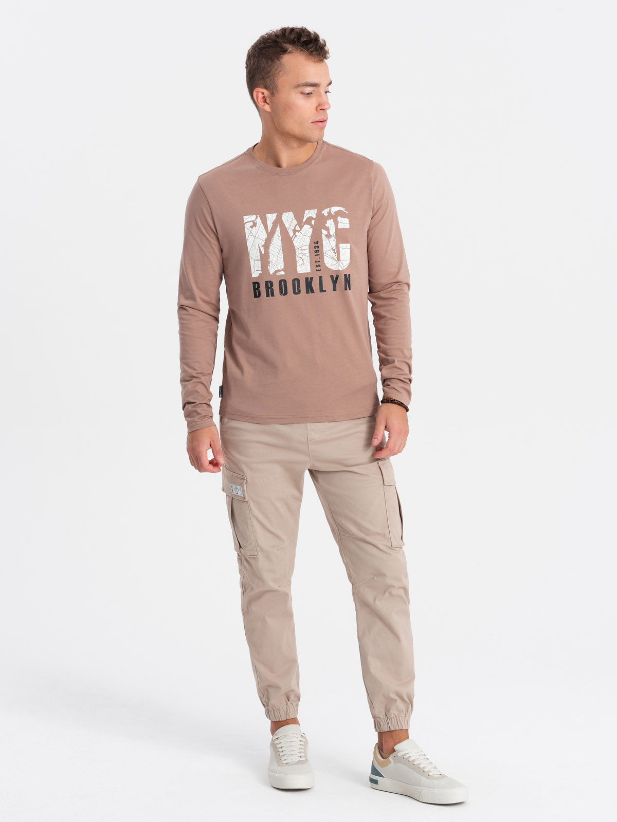 Ombre Clothing meeste pikkade varrukatega särk trükipildiga - Image 4