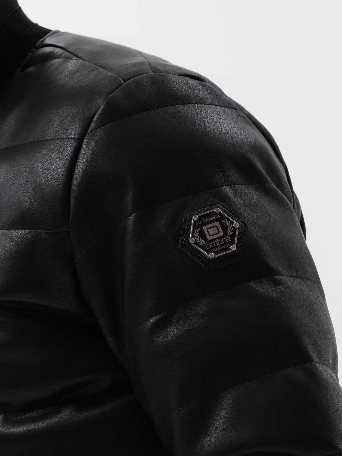 Meeste tepitud bomber-jope Ombre Clothing - Image 3