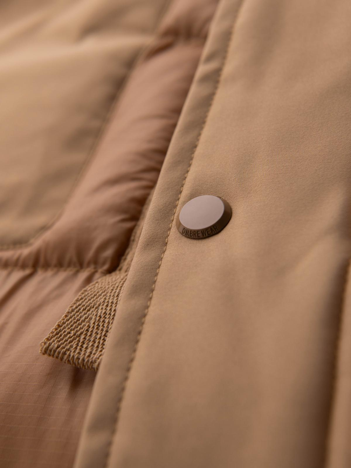 Meeste kapuutsiga tepitud pikem jope Ombre Clothing - Image 23