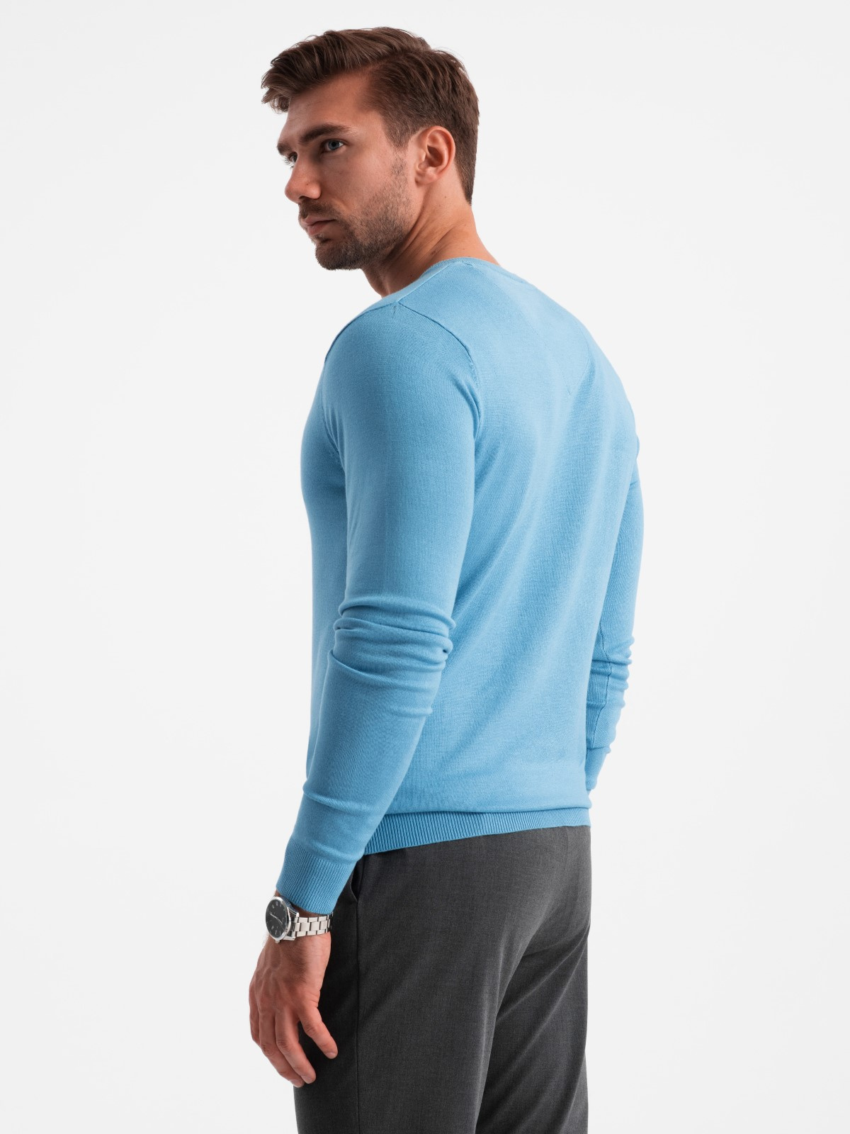 Ombre Clothing meeste V-kaelusega kampsun - Image 64