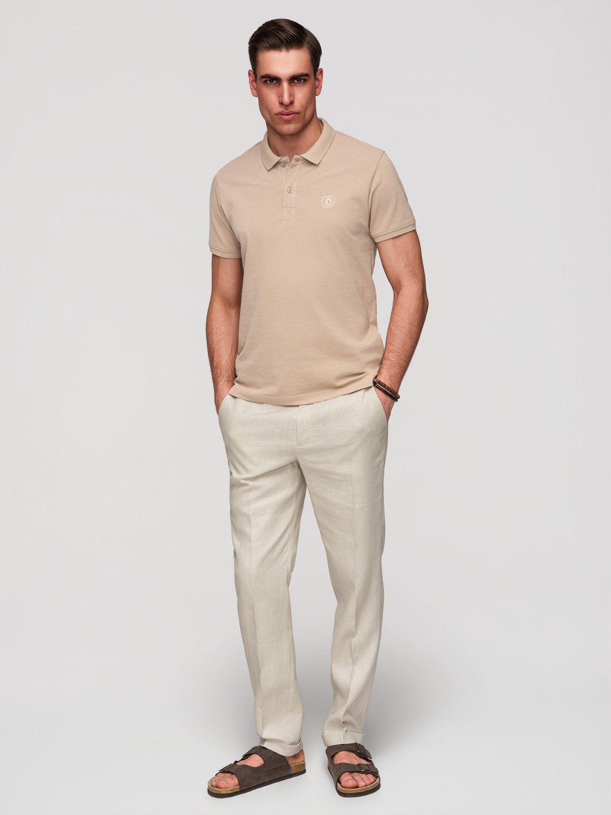 Meeste puuvillased polosärgid Ombre Clothing, 3 tk komplektis - Image 30