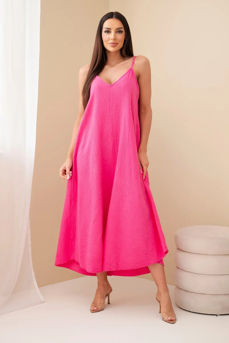 Naiste musliinist suvekleit peente paeltega - Image 5
