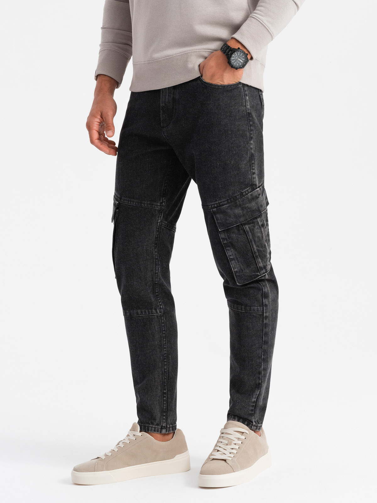 Ombre Clothing meeste cargo-teksad - Image 2