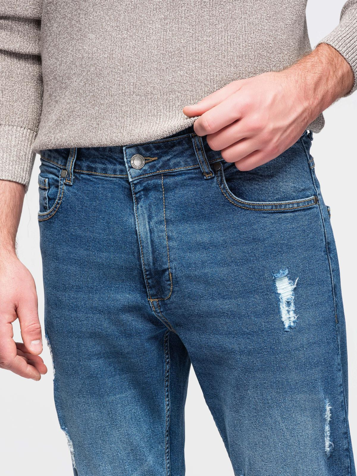 Ombre Clothing meeste teksapüksid kulutatud detailidega - Image 18