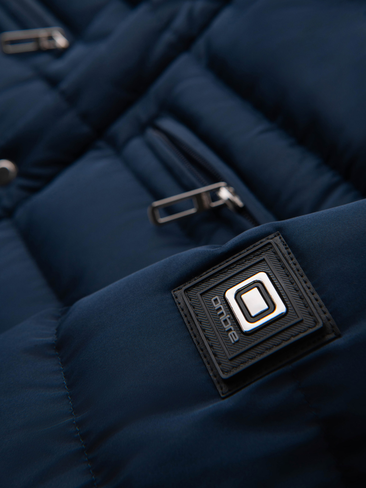 Ombre Clothing meeste tepitud jope püstkrae ja rinnataskutega - Image 19