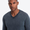 Ombre Clothing V-kaelusega meeste puuvillane džempr - Thumbnail Image 7