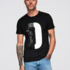 Ombre Clothing meeste trükisega puuvillane T-särk - Thumbnail Image 11