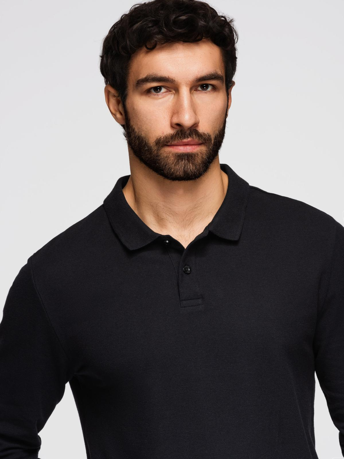 Ombre Clothing meeste pikkade varrukatega polosärk - Image 9