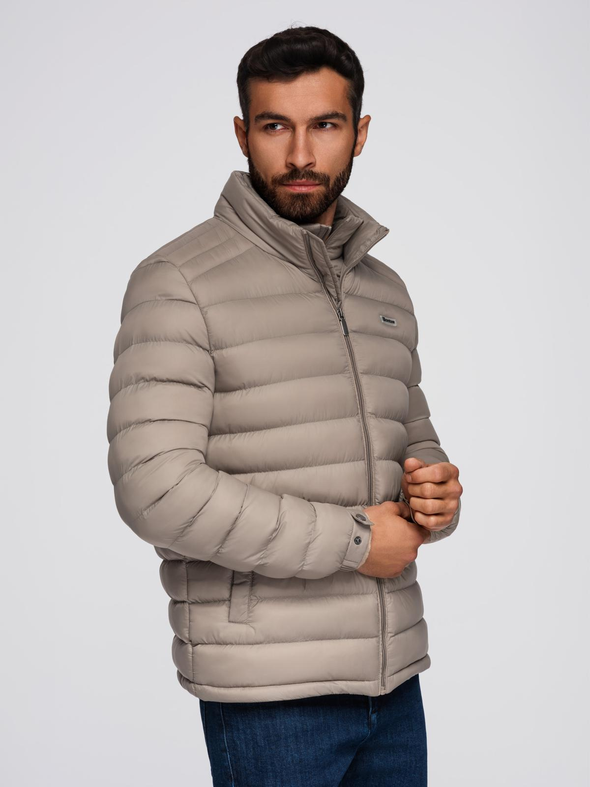 Ombre Clothing meeste tepitud jope püstkraega - Image 30