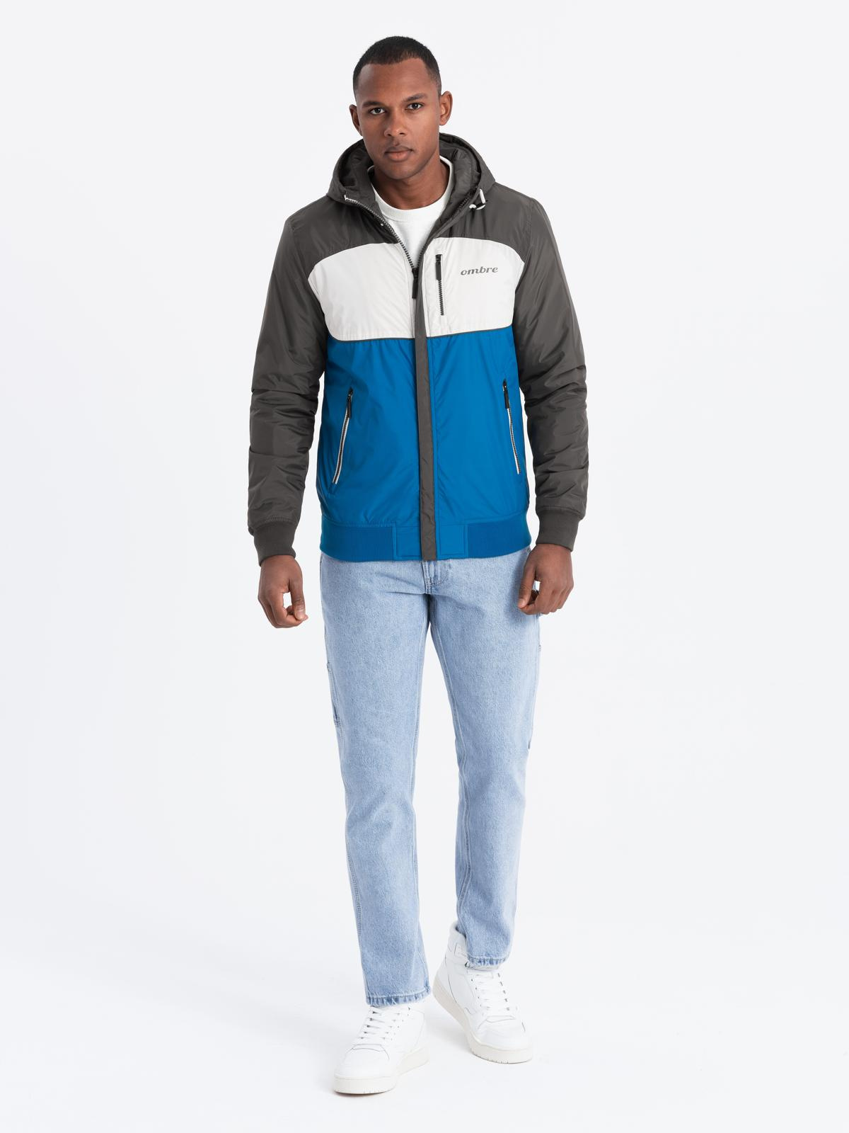 Ombre Clothing meeste kapuutsiga üleminekujope - Image 13