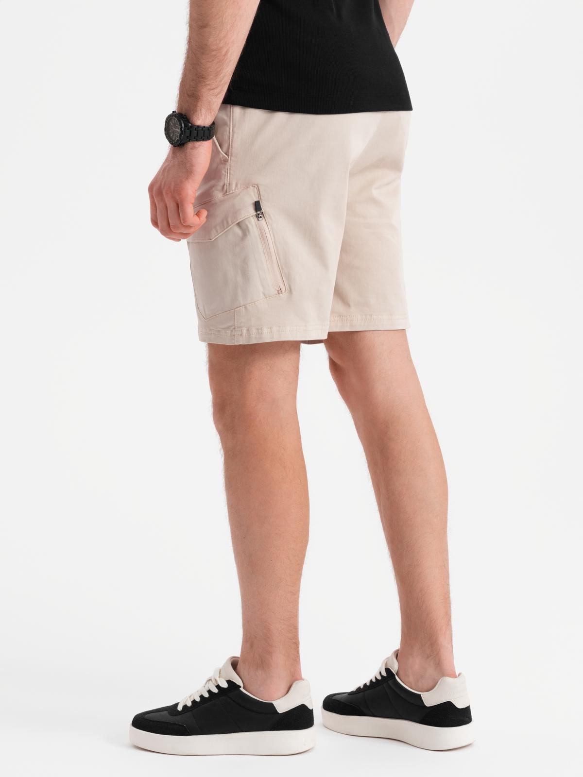 Ombre Clothing meeste lühikesed püksid nöörvööga - Image 7