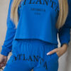 Naiste kahesosaline vabaajakomplekt pükste ja lühema pusaga Atlanta - Thumbnail Image 4