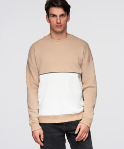 Meeste ülisuur kontrastse plokiga dressipluus Ombre Clothing