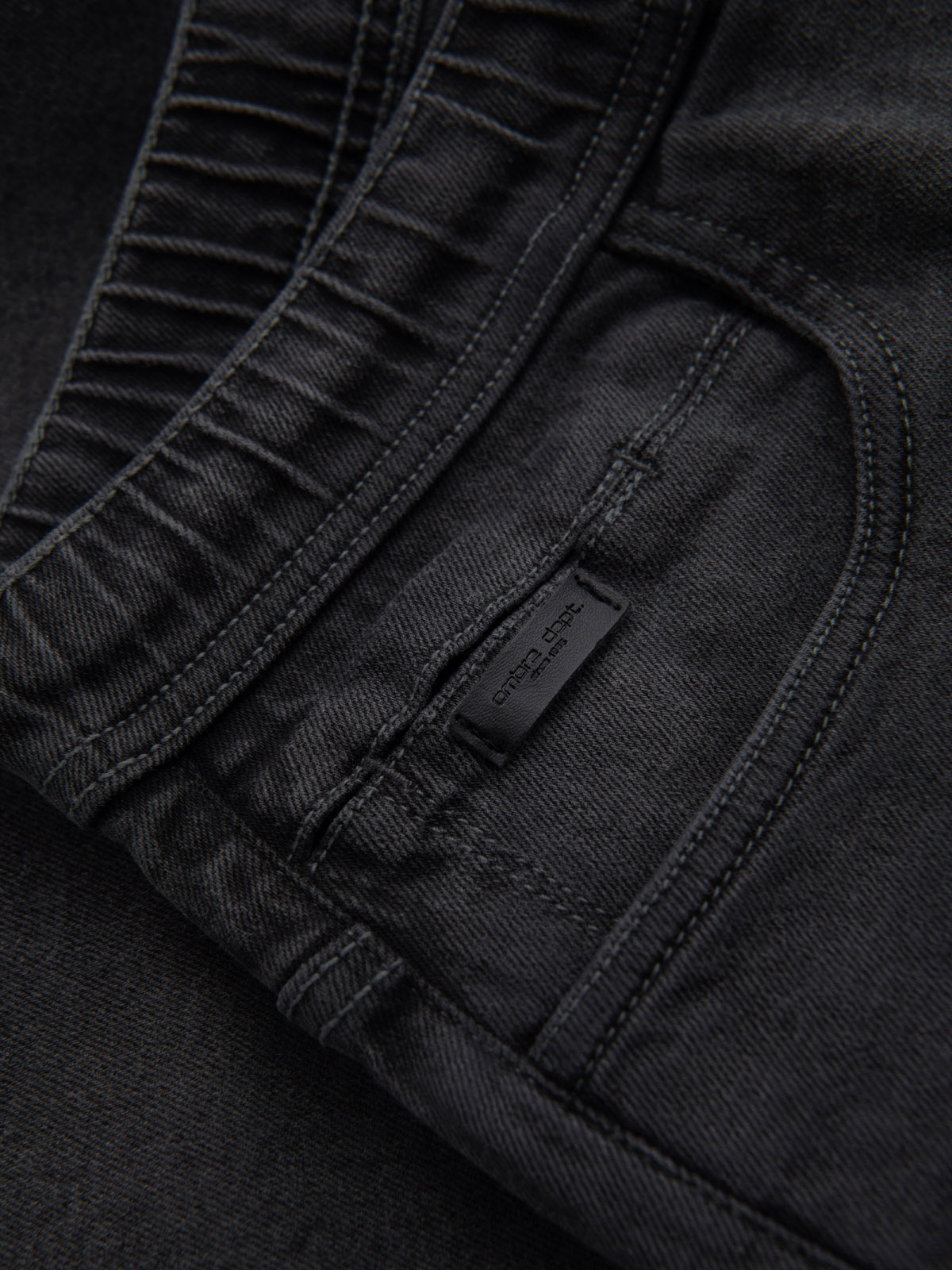 Ombre Clothing meeste teksalühikesed püksid nööriga vöökohaga - Image 28