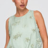 Varrukateta naiste pluus lilleaplikatsioonidega Ombre Clothing - Thumbnail Image 5
