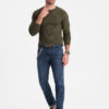 Meeste puuvillane ümara kaelusega kampsun Ombre Clothing - Thumbnail Image 20