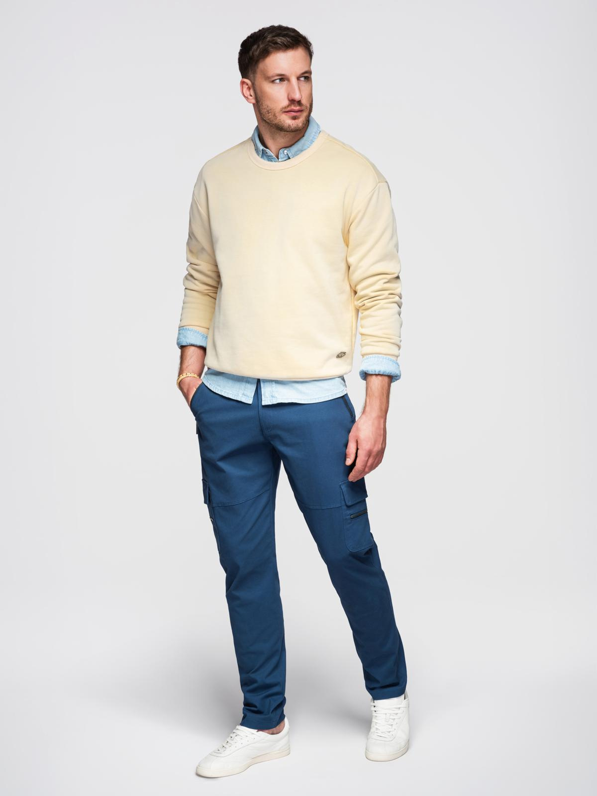 Ombre Clothing meeste cargopüksid lukuga taskutega - Image 3