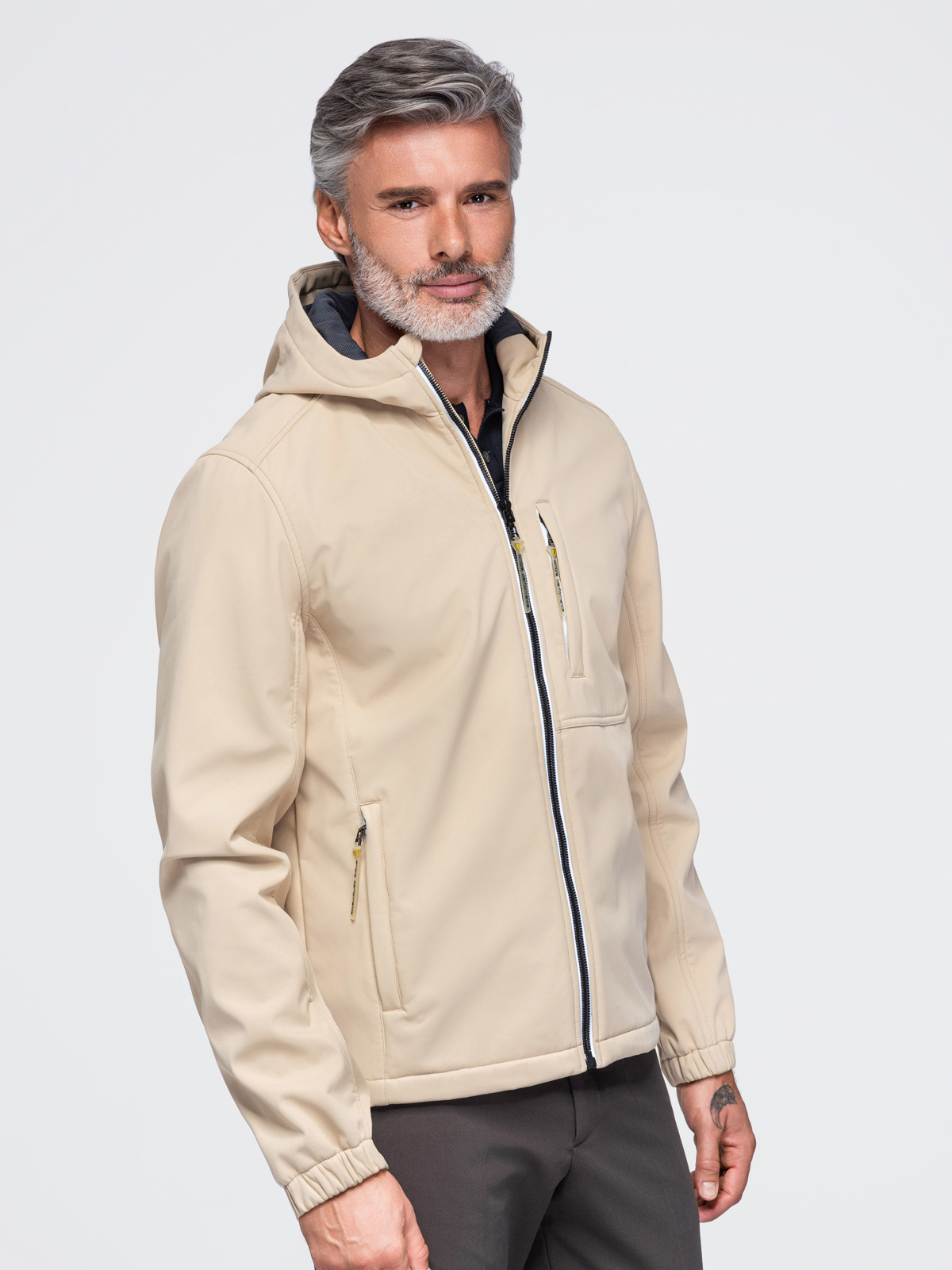 Meeste softshell-jakk Ombre kapuutsiga - Image 17