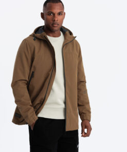 Ombre Clothing meeste kapuutsiga jope