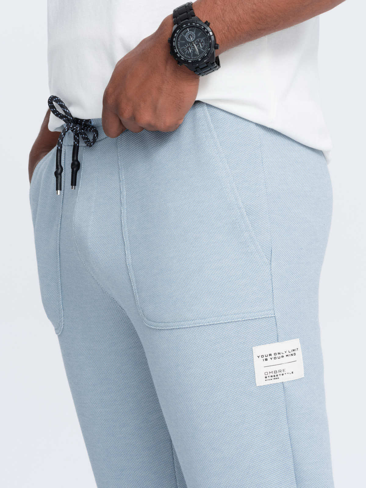 Meeste struktuurse koega dressipüksid Ombre Clothing - Image 21