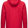 Meeste SOFTSHELL jakk fliisvoodri ja kapuutsiga – punane - Thumbnail Image 3