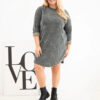 Kesi vabalt langev velvetist tuunika-kleit - Thumbnail Image 25