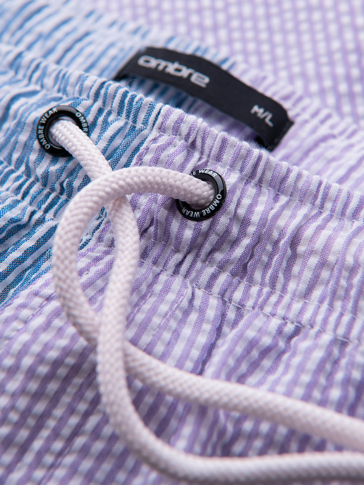 Meeste ujumispüksid seersucker-kangast Ombre Clothing - Image 8