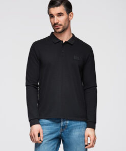 Meeste pikkade varrukatega polosärk Ombre Clothing