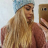 Naiste kootud talvemüts fliisvoodriga - Thumbnail Image 4