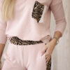 Naiste vabaajakomplekt leopradimustriga detailidega - Thumbnail Image 4