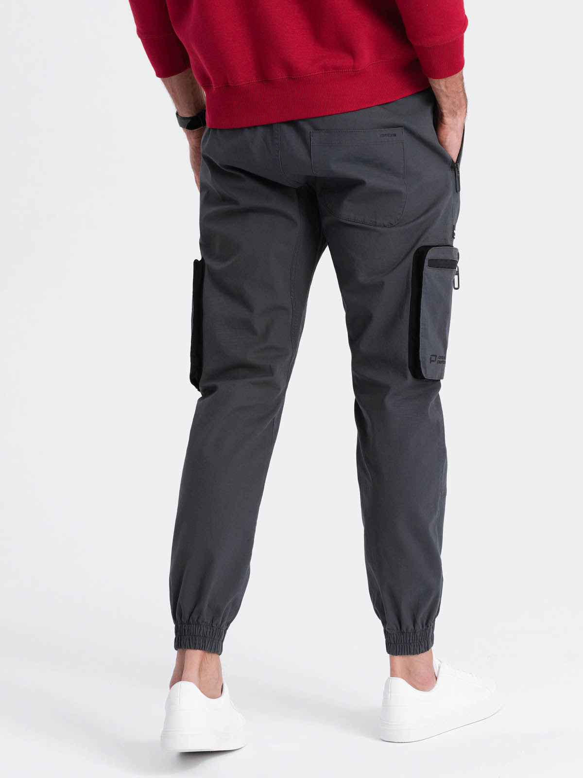 Meeste cargo-stiilis dressipüksid Ombre Clothing - Image 41