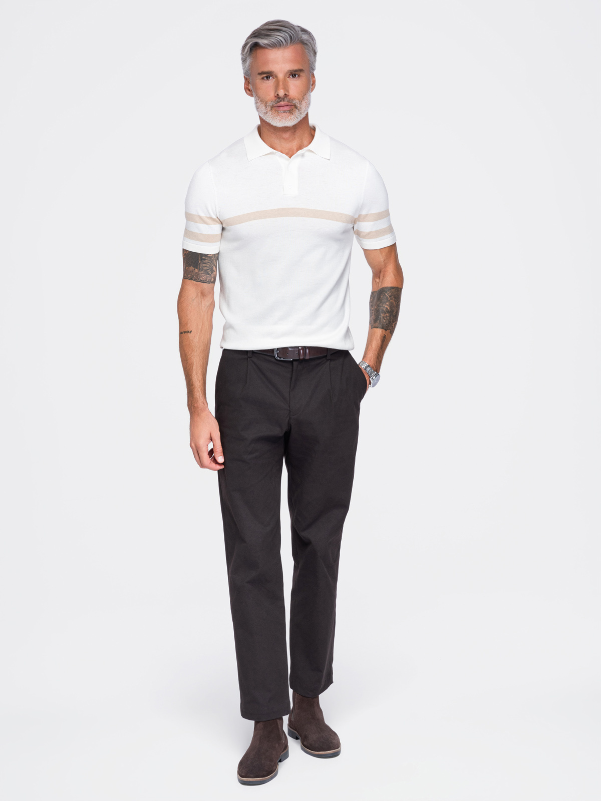 Meeste kootud polosärk Ombre Clothing - Image 12