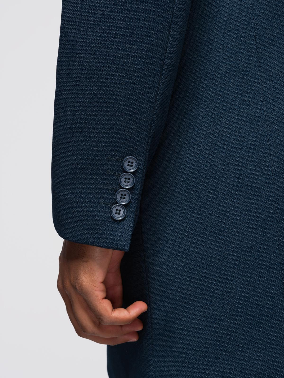 Meeste mantel püstkrae ja peidetud nööpkinnitusega Ombre Clothing - Image 17