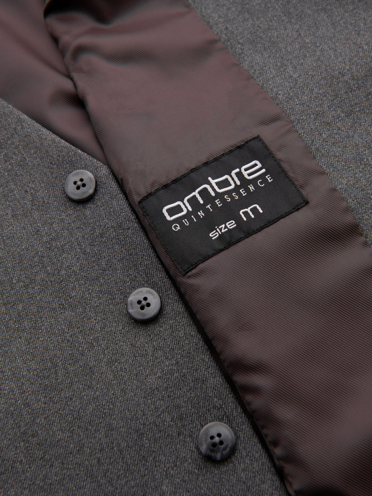 Meeste ülikonnavest nööpidega Ombre Clothing - Image 26